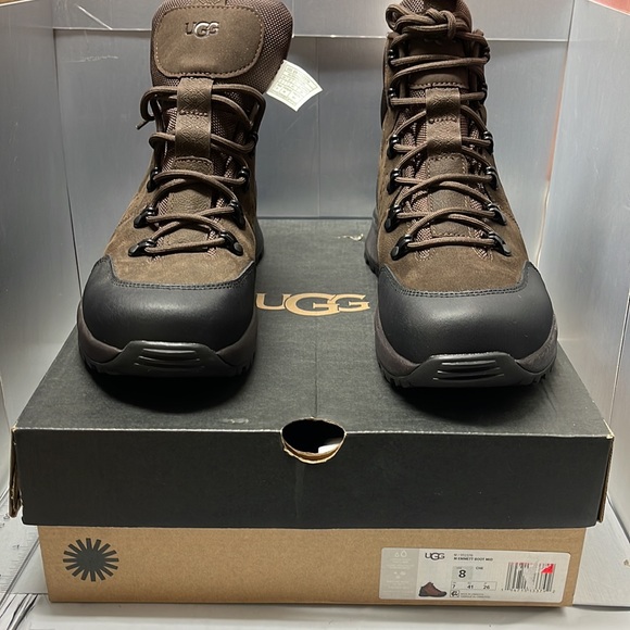 UGG Other - BNIB UGG Men's Emmett Mid  Rain/Snow Boots Brown size 8